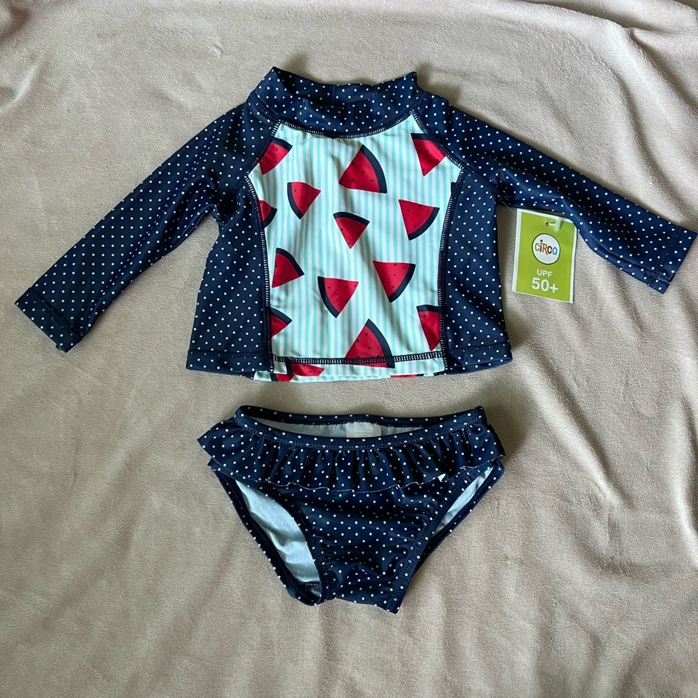 Circo 2 piece baby swimsuit 3-6 months NWT!